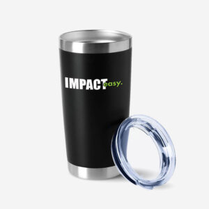 Impact easy 20oz Custom Tumbler Black